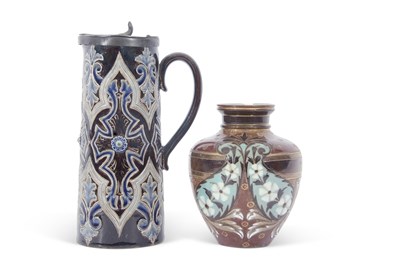 Lot 40 - Doulton Lambeth vase designed by Eliza...