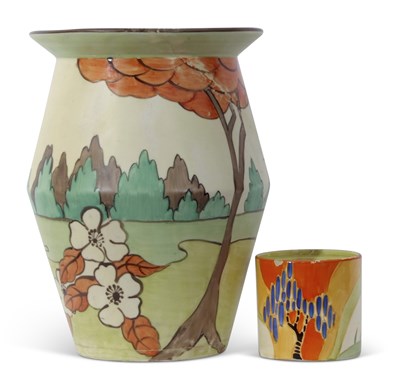 Lot 50 - Large Clarice Cliff v Limberlost vase...