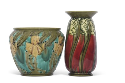 Lot 52 - Minton Secessionist vase together with a...