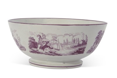 Lot 62 - Rare early 19th century punch bowl by...