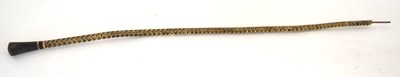 Lot 55 - Early 20th century shark vertebrae walking...