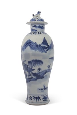 Lot 133 - Chinese porcelain vase and a cover finely...