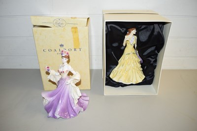 Lot 13 - COALPORT FIGURINE 'SWEETEST ROSE' AND ROYAL...