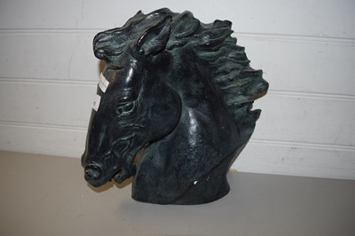 Lot 41 - MODERN HORSES HEAD SCULPTURE BY AUSTIN SCULPTURES