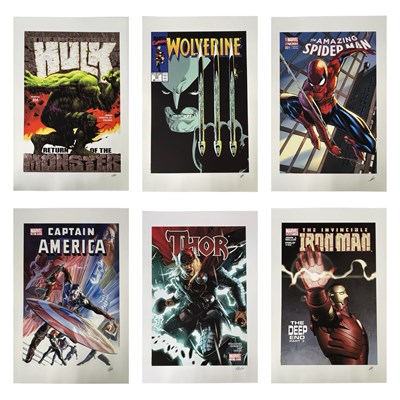 Lot 99 - MARVEL 95 COMMEMORATIVE LIMITED EDITION PRINTS...