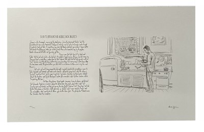 Lot 123 - BOB DYLAN LIMITED EDITION PRINT [SIGNED] -...