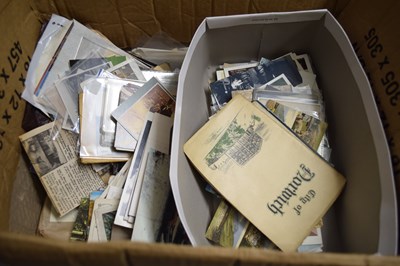 Lot 117 - LARGE BOX VARIOUS POSTCARDS