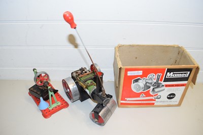 Lot 125 - MAMOD STEAM ROLLER PLUS A FURTHER ATTACHMENT