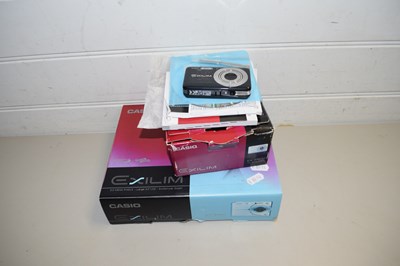 Lot 127 - CASIO EXZ800 DIGITAL CAMERA AND A CASIO EXILIM...