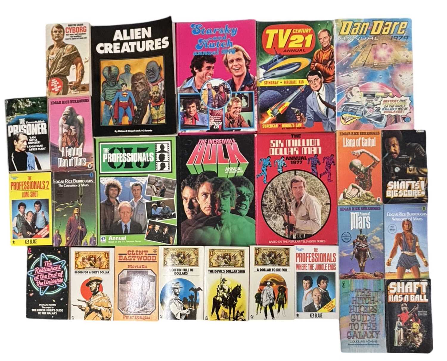 Lot 41 - A collection of various vintage TV / Film /...