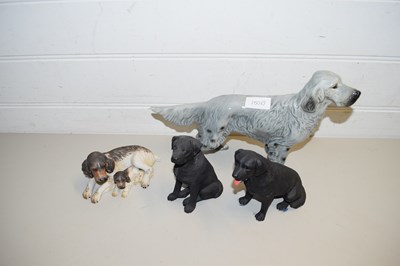 Lot 150B - MIXED LOT COMPRISING A BESWICK MODEL OF A...