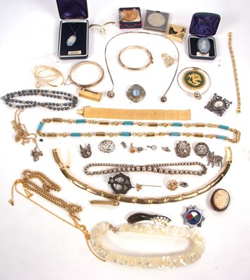Lot 228 - A quantity of costume jewellery: to include...