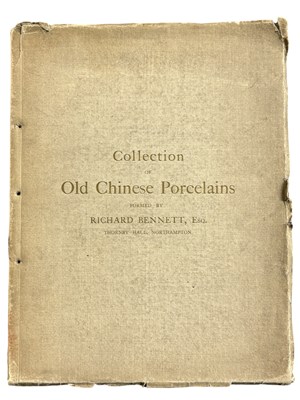 Lot 1000 - ORIENTAL ART. Catalogue of the Collection of...