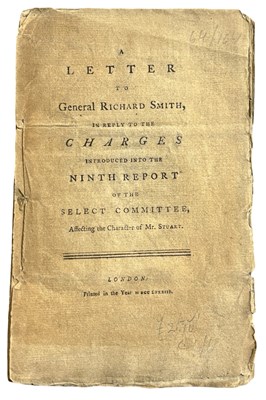 Lot 1017 - INDIA AFFAIRS A letter to General Richard...
