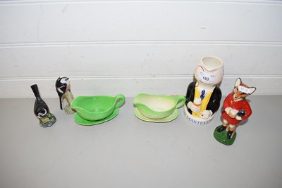 Lot 193 - MIXED LOT COMPRISING MAC POTTERY MODEL OF A...