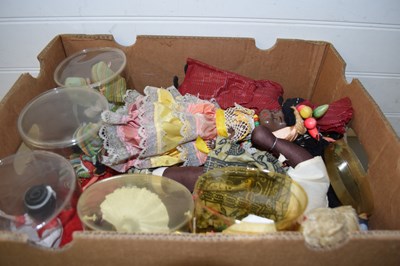 Lot 198 - ONE BOX VINTAGE WORLD COSTUME DOLLS