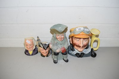 Lot 206 - MIXED LOT ROYAL DOULTON COMMEMORATIVE JUGS,...