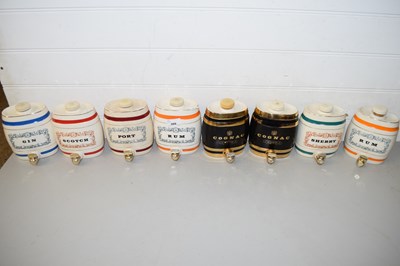 Lot 209 - COLLECTION OF EIGHT VARIOUS WADE SPIRIT BARRELS