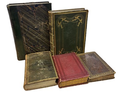 Lot 245 - ANTIQUARIAN LEATHERBOUND POETRY: 5 Titles: THE...