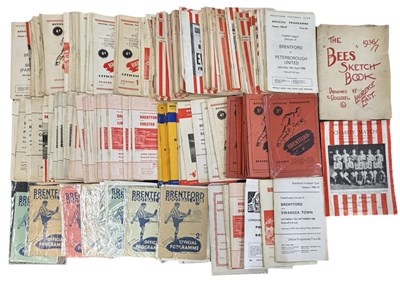 Lot 171 - An extensive collection of Brentford Football...