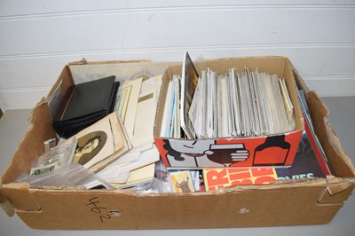 Lot 246 - ONE BOX VARIOUS POSTCARDS AND EPHEMERA