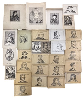 Lot 1264 - A collection of original ink portraits...