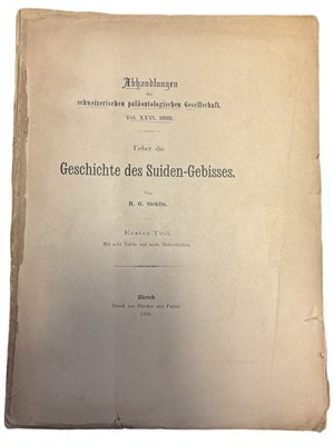 Lot 932 - HANS GEORG-STEHLIN: GESCHICHTE DES...