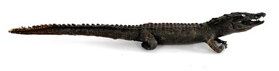 Lot 40 - Late Victorian Taxidermy Nile Crocodile with...