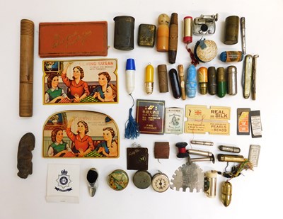 Lot 141 - A quantity of assorted needlework accessories,...