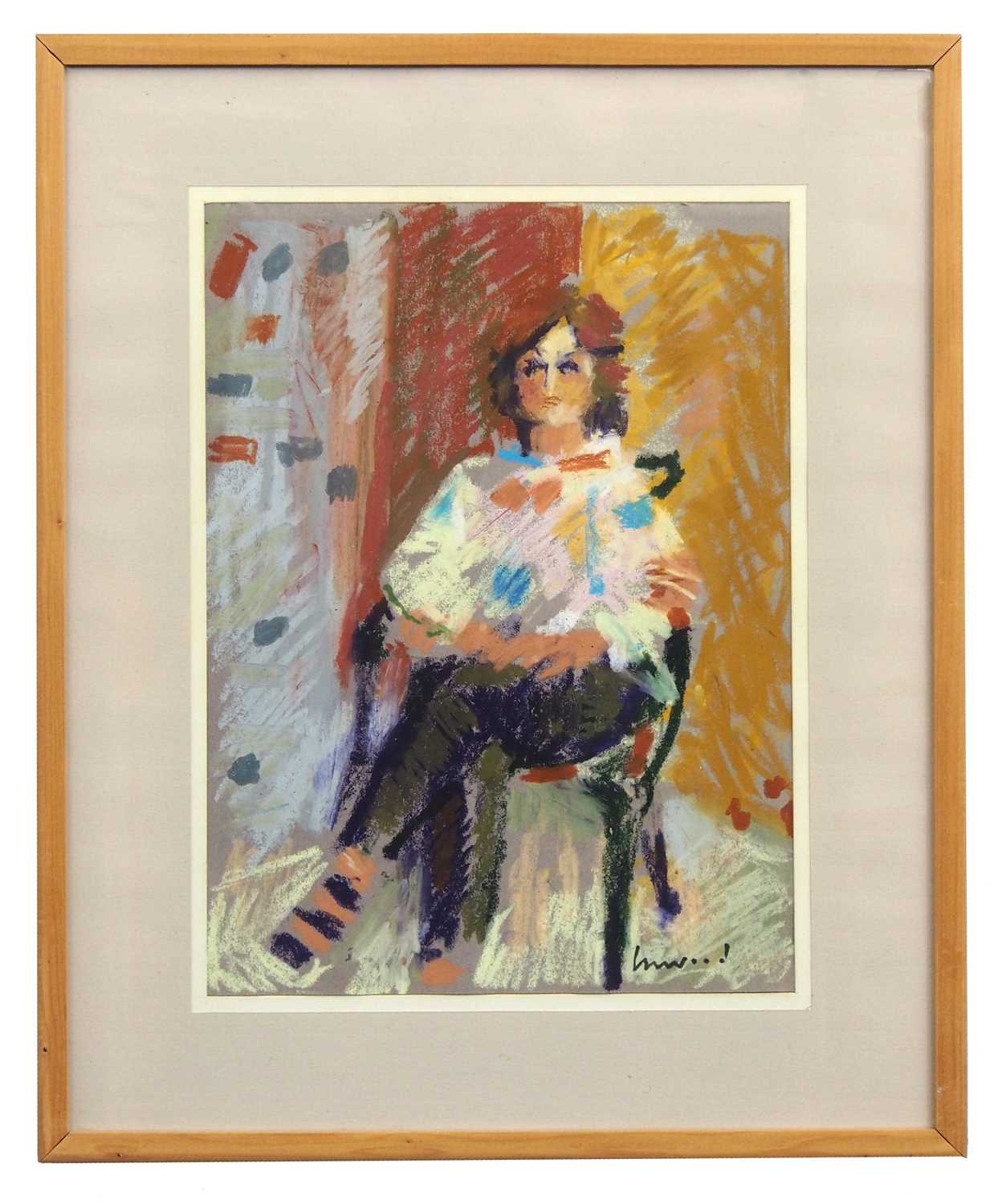 Lot 27 - Derek Inwood (2012-2025), Portrait of a seated...
