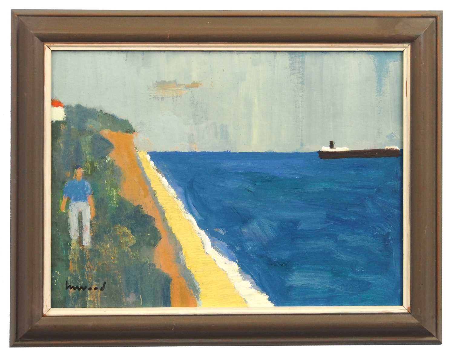 Lot 30 - Derek Inwood (1925-2012), "Cliff Path...