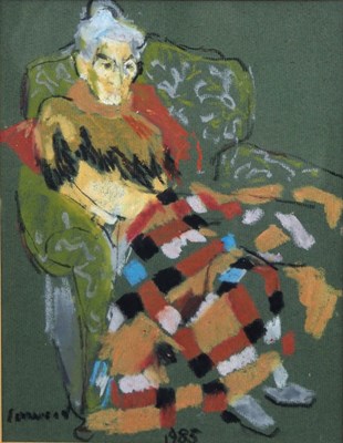 Lot 32 - Derek Inwood (1925-2012), Portrait of the...