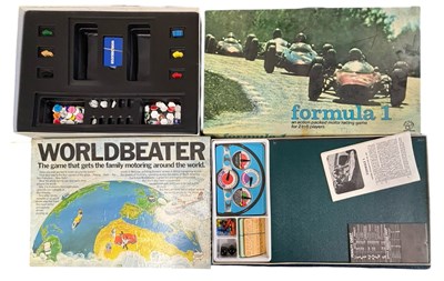 Lot 290 - A pair of vintage racing board games, to...