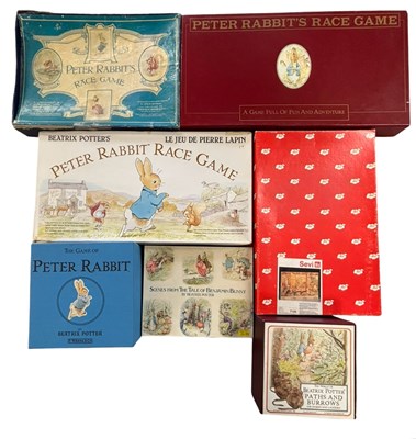 Lot 291 - A collection of various Beatrix Potter board...