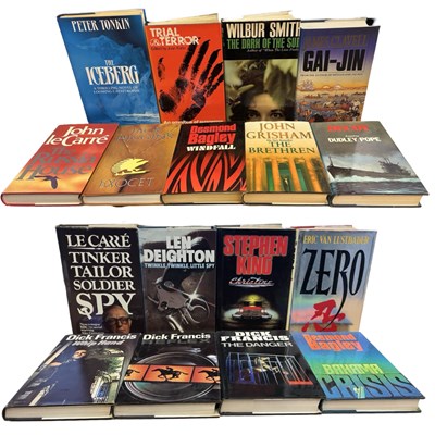 Lot 221 - MODERN CRIME/THRILLER HARDBACKS: 9 Titles:...