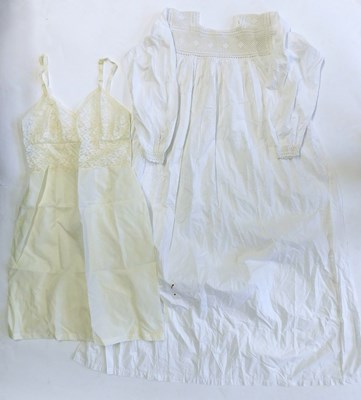 Lot 4 - Two nightgowns, to include a full lenght...