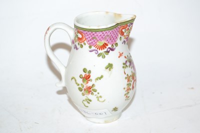 Lot 347 - Lowestoft Porcelain Sparrowbeak Jug c1770