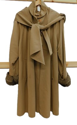 Lot 55 - A lady's Four Seasons of London coat, the...