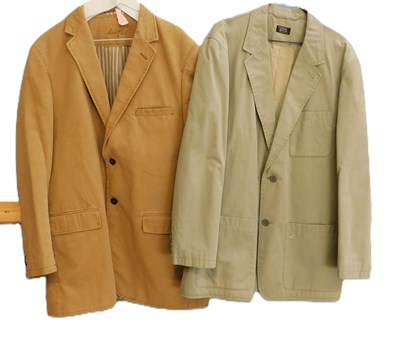Lot 169 - A gentleman's light tan cotton jacket by...