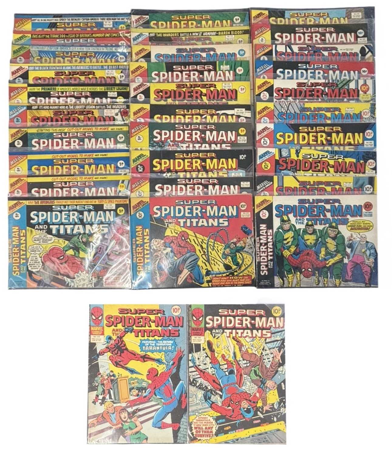 Lot 13 - SUPER SPIDER-MAN AND THE TITANS, Marvel,...
