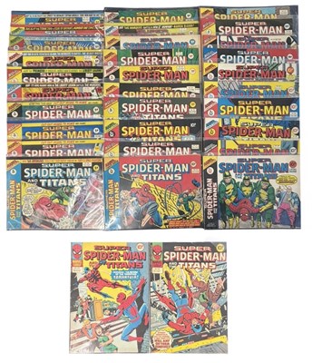 Lot 13 - SUPER SPIDER-MAN AND THE TITANS, Marvel,...