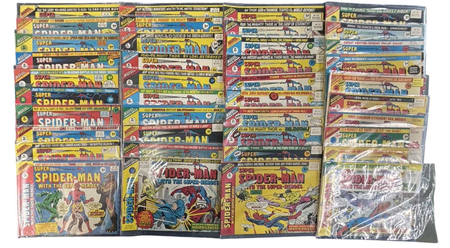 Lot 14 - SUPER SPIDER-MAN AND THE SUPER-HEROES,...
