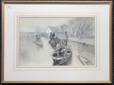Lot 82 - Frank Southgate RBA (1872-1916) en grisaille...