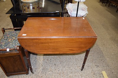Lot 384 - VICTORIAN MAHOGANY PEMBROKE TABLE