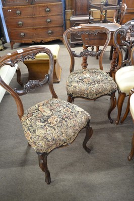 Lot 492 - A pair of late Victorian mahogany dining...