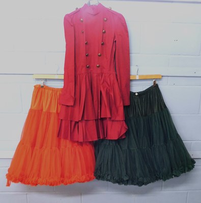 Lot 72 - A reproduction Victorian jacket, double...