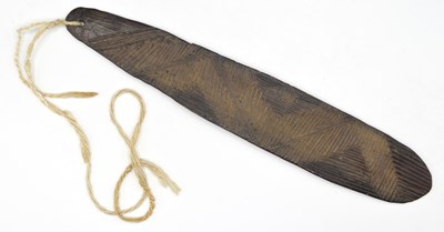 Lot 63 - Aboriginal Bullroarer, 19th century, Central...