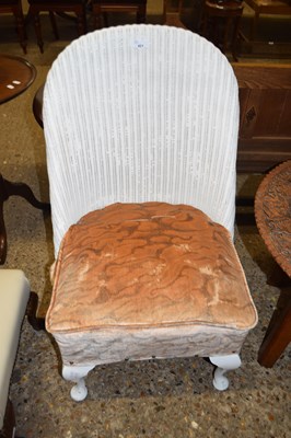 Lot 421 - LLOYD LOOM STYLE SIDE CHAIR