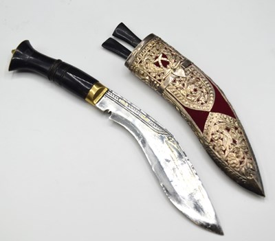 Lot 89 - 20th century, Gurkha Kothimora Kukri, with...
