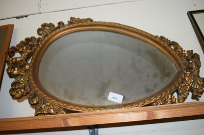 Lot 456 - 20TH CENTURY WALL MIRROR IN GILT FINISH...